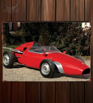 Металлическая табличка De Sanctis Formula Junior Race Car